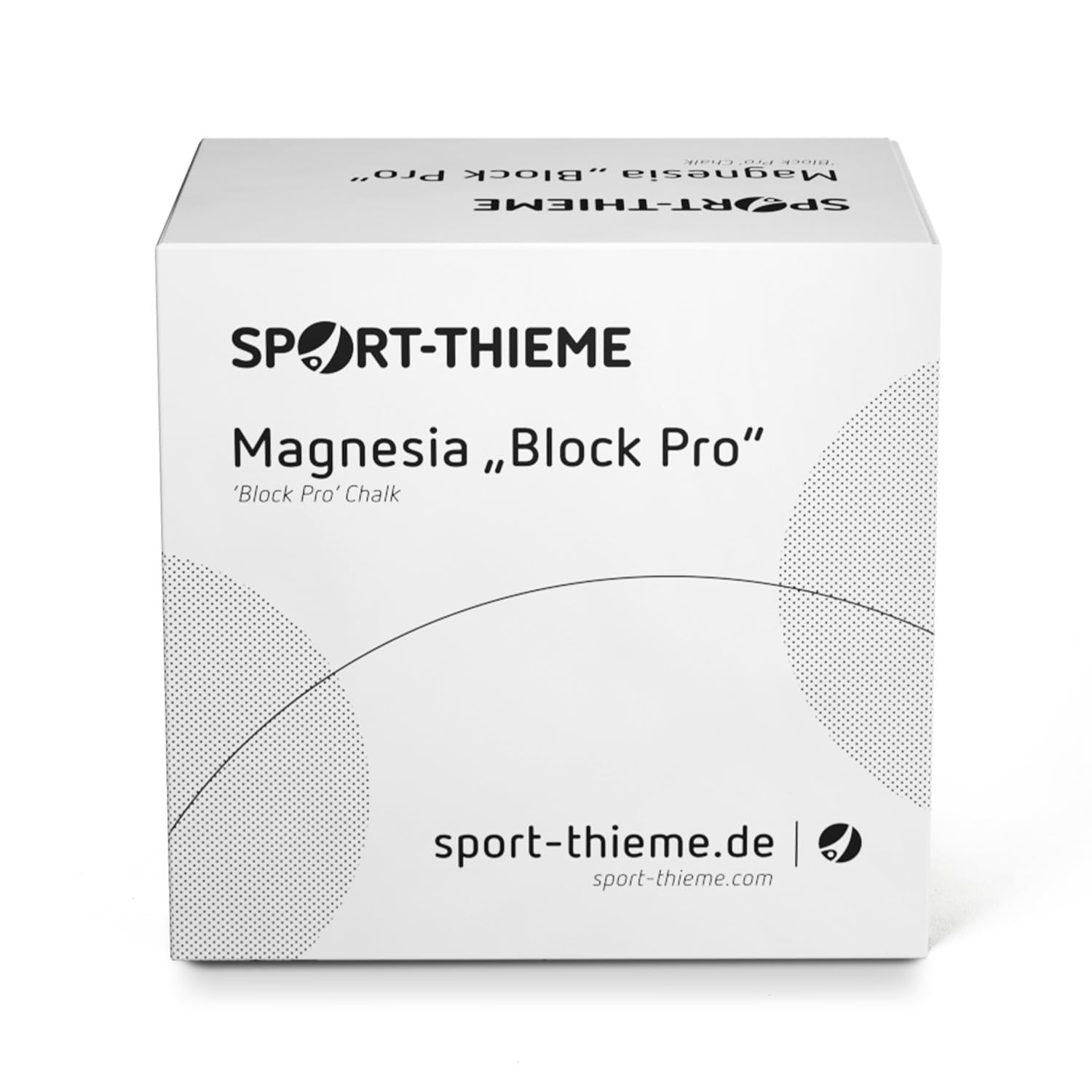 Sport-Thieme Magnesia in Blockform | 520 g Sparset mit 8 Ziegel je 65 g | 100% Magnesiumcarbonat | Ideal für Klettern, Krafttraining, Turnen, Leichtathletik | Markenqualität