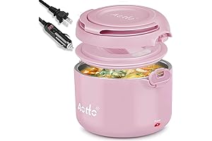 Electric Lunch Crockpot: 32 oz Portable Food Warmer Heater for Work