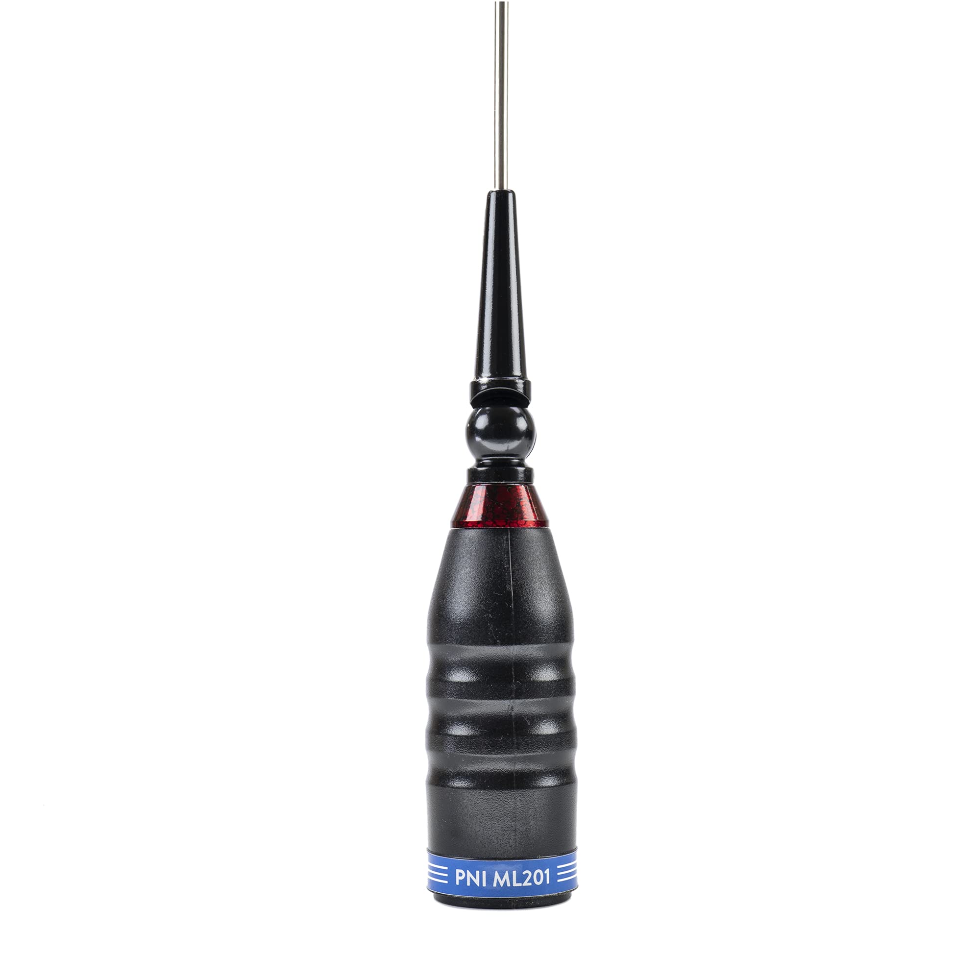 Antena CB PNI ML201 Negro, Longitud 201 cm, 26-28 MHz, 1200 W con inclinación de 90 Grados