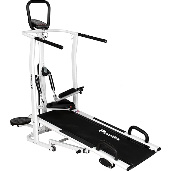 Buy PowerMax Fitness MFT410 Nonelectric Manual Treadmill Foldable