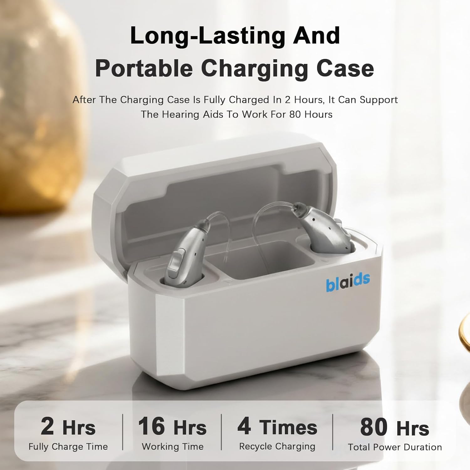 Neuro Rechargeable RIC + Programmable Hearing Aids for Seniors with Bluetooth Mobile App Hearing Test Audiogram & Noise Cancellation, Dual Mic & 128 DSP Channels | USA-Made - Image 3