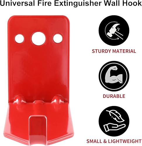 Miniatura 2 de Fire Extinguisher Mount, Pack of 4 Universal Fire Extinguisher Bracket, Holder for 10lb to 20lb fire Extinguisher. Holder for Dry Chemical and Water
