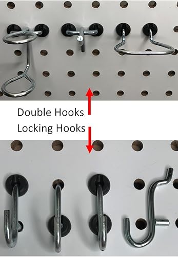 Miniatura 5 de Seguros de clavija para tablero perforado (50 piezas)