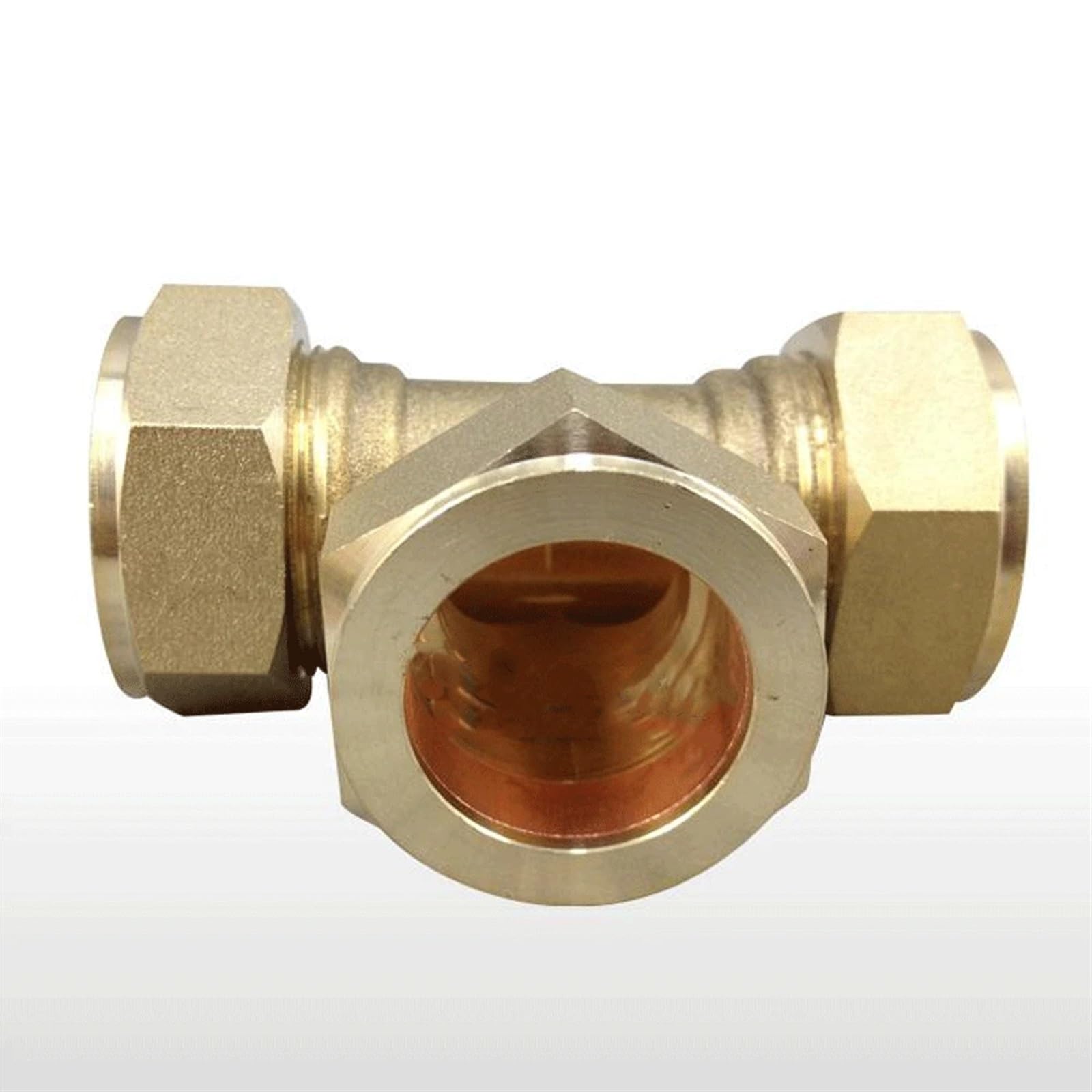 T-Fittings, Messing-Schlauchanschluss-T-Stücke 6 mm bis 42 mm, verschiedene Größen, for Wasser-, Gas- und Kraftstoffleitungen(28mm)