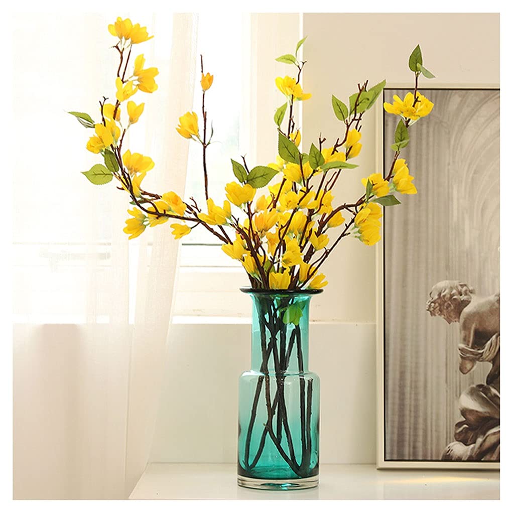 XDLEDMKIZ Artificial Flowers Indoor Artificial Flowers Winter Phalaenopsis Long-stalked Fake Flowers Chinese Style Living Room Entrance Decoration Flower Arrangement Home