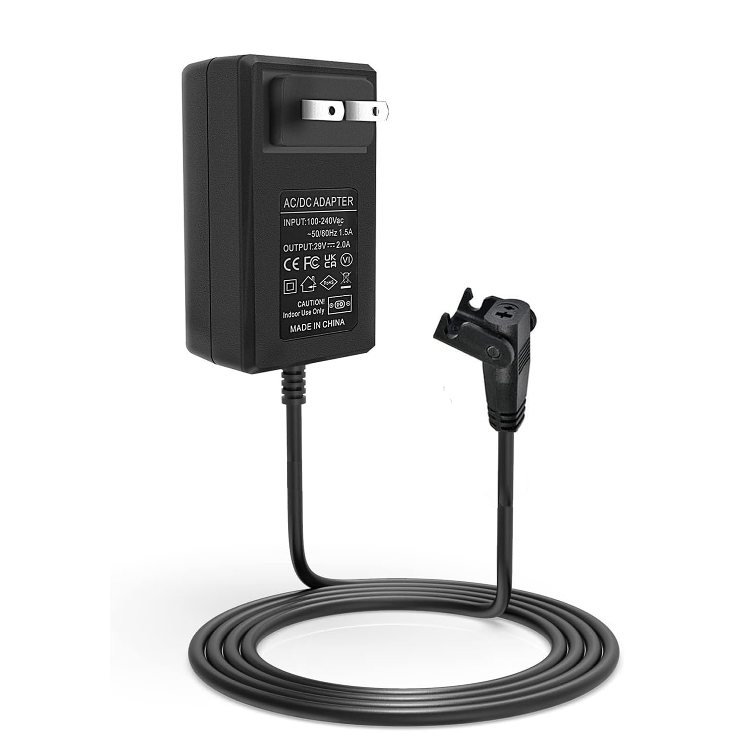 29V 2A Wall Plug-in Power Adapter for Recliner & Lift Chairs, Universal Power Cord, AC/DC Switching Recliner Power Supply Compatible with Most Makes & Models