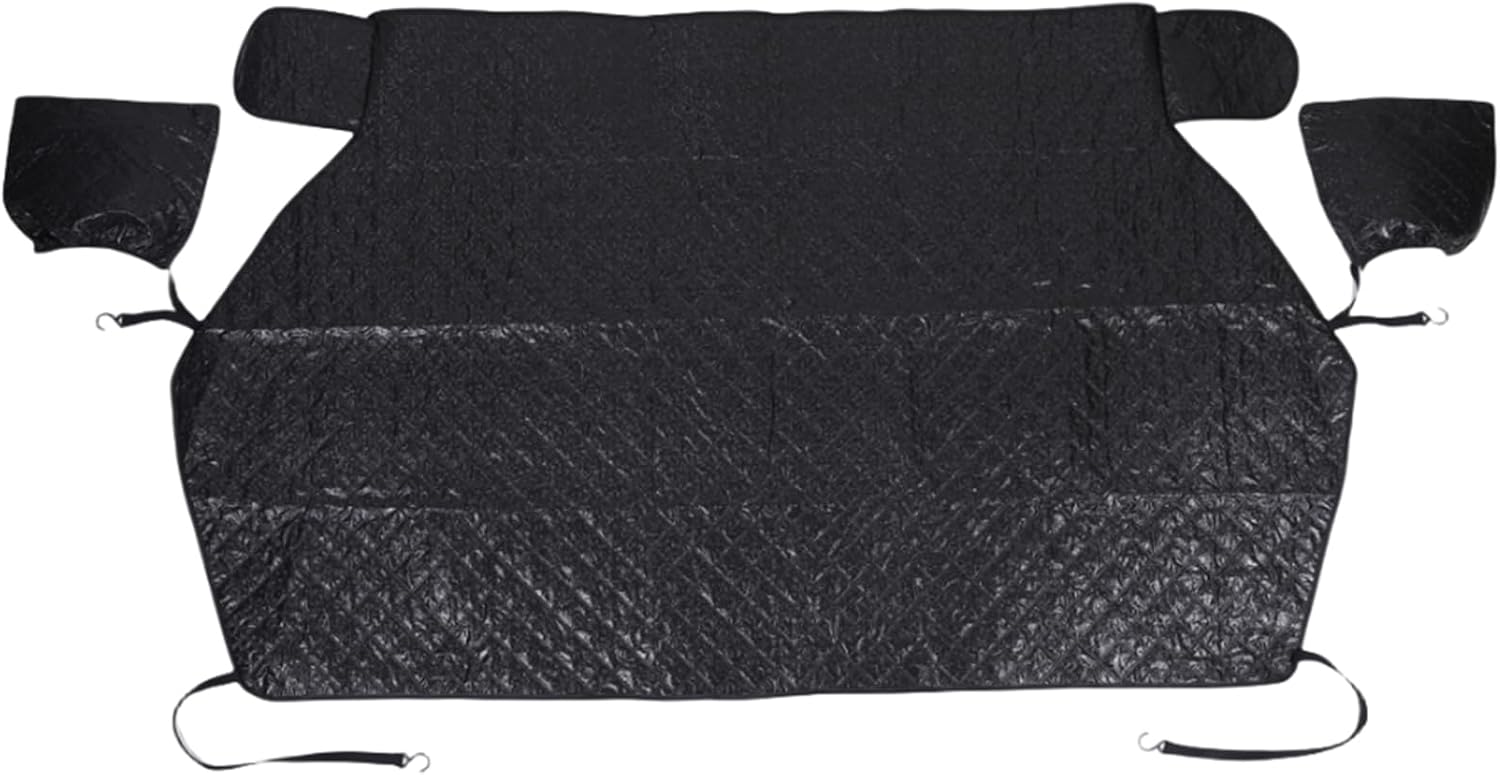 Car Windshield Snow Cover Compatible with Toyota FJ Cruiser 2007-2021 Front Windshield Cover 4-Layer Protection for Snow/Ice/UV/Rain/Frost, Extra Thick Windproof Sunshade Cover Exterior Accessories