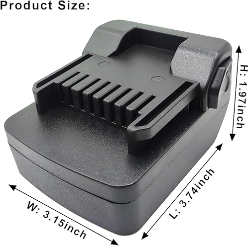 Miniatura 2 de Adaptador de herramienta inalámbrica de batería de iones de litio Hitachi y Metabo HPT de 18 V para batería DeWalt 18 V 20 V MAX XR a batería