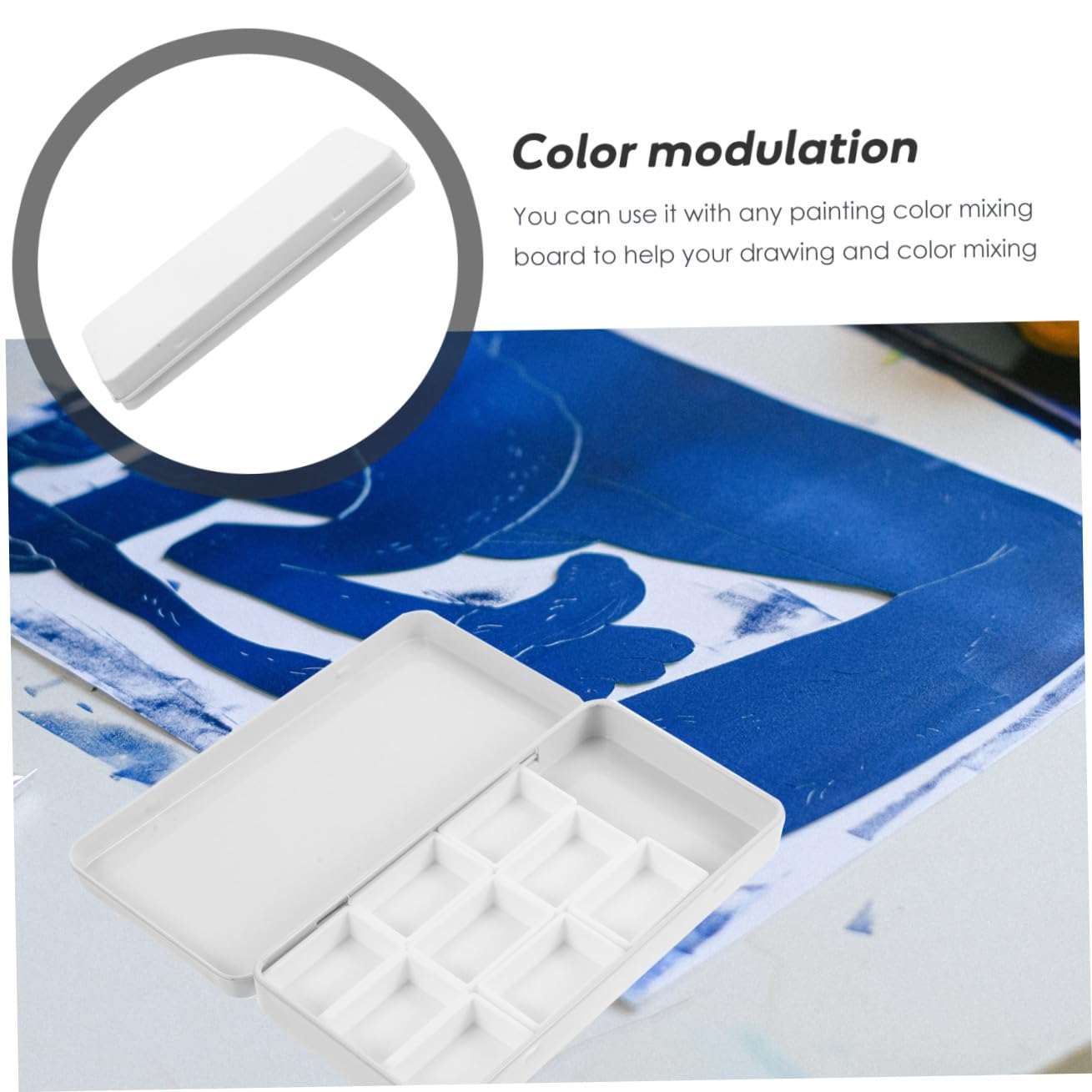 4sätze Aquarell Farbkasten Leerer Aquarellkasten Mit Fächern Für Kreative Malerei Unterwegs Wasserfarbpalette Für Künstler Und Bastelarbeiten Praktisch Und Leicht Zu Reinigen