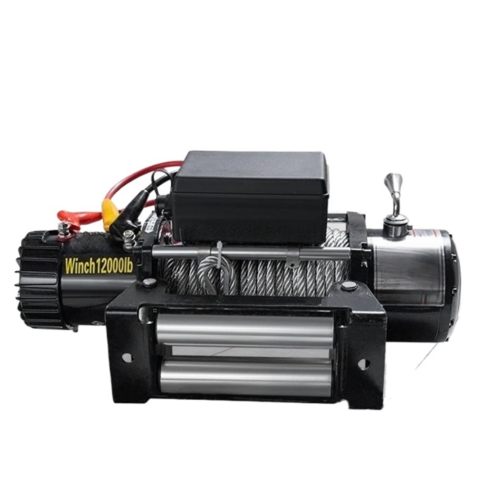 Paranco a Leva Elettrico Verricelli Per Auto Fuoristrada Verricello Elettrico Per Trazione Montato Su Veicolo 12v Di Sollevamento Per Paranco Industriale(12V-12000LBS-B)