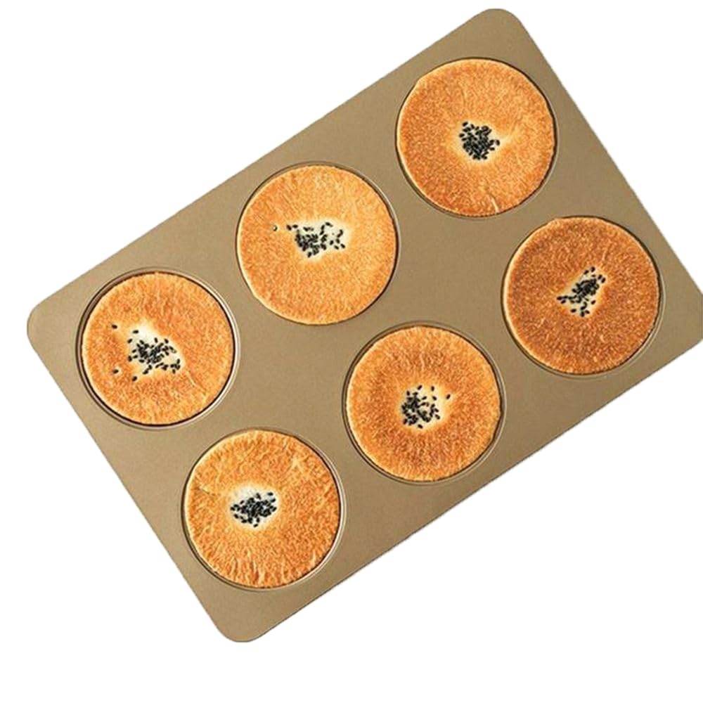 Leadigol Molde para pan de repostería, herramienta para hornear, fácil de liberar, bandeja antiadherente para magdalenas de cocina