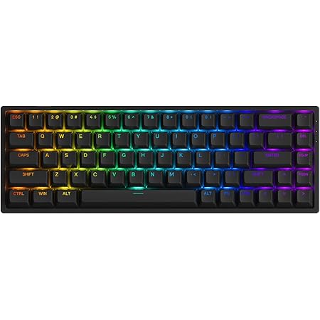 Akko Keycaps Top Printed Shine-Through with ASA Profile, Black Keycaps PBT Double-Shot Keycaps for Mechanical Keyboards