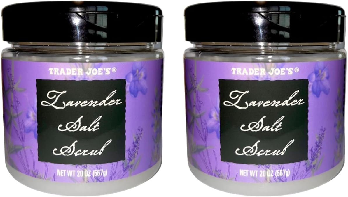 Trader Joe's Lavender Salt Scrub (2Pack) Body Scrubs