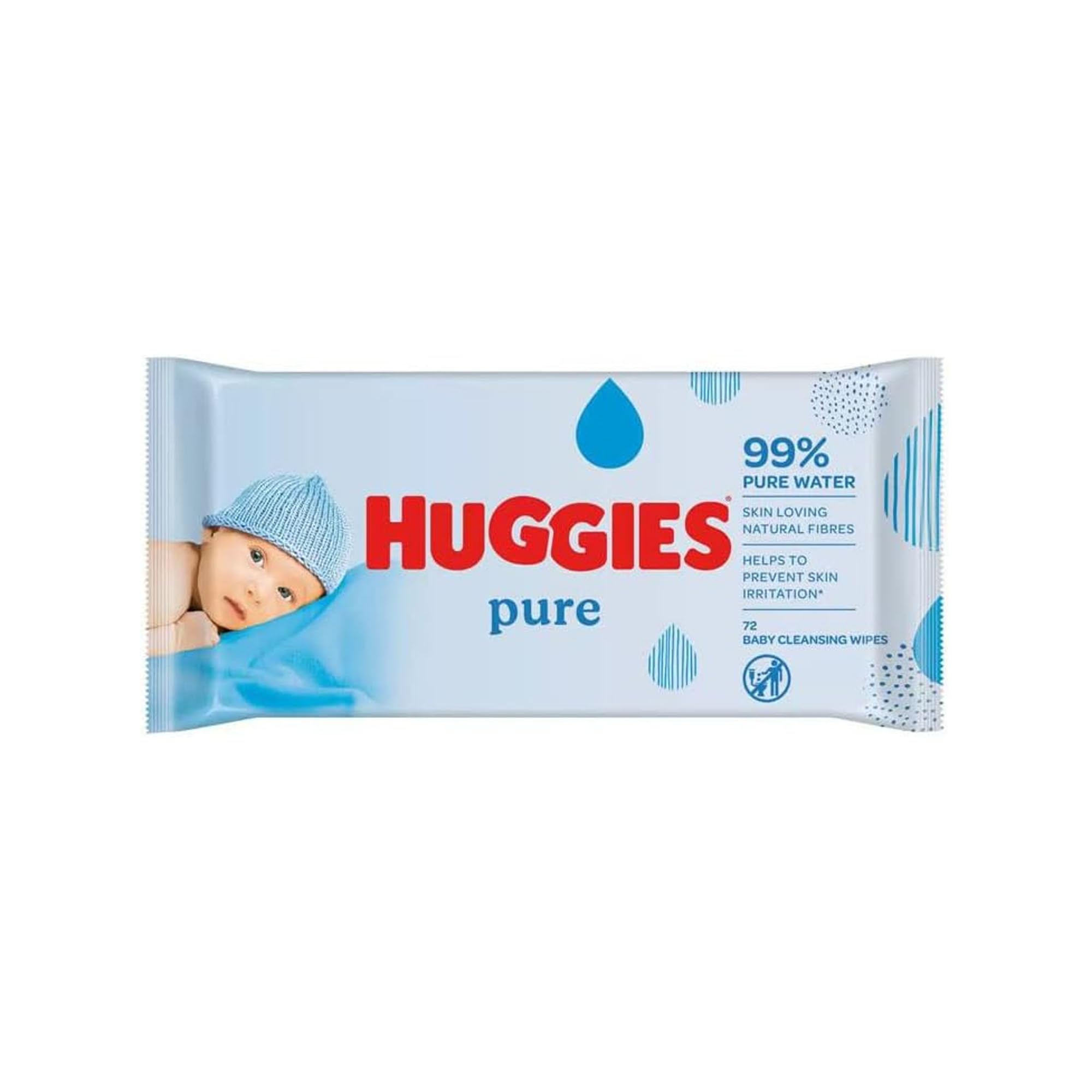 Pure Baby Cleansing Wipes | 72's