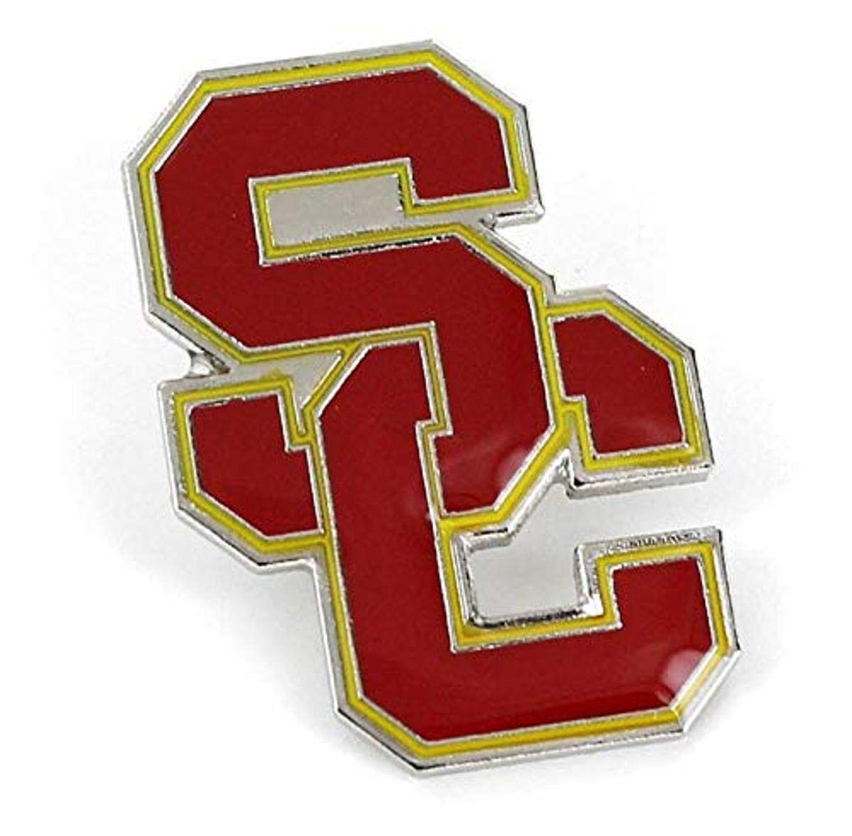 aminco NCAA USC Trojans Logo Pin, Red, Size 2.5