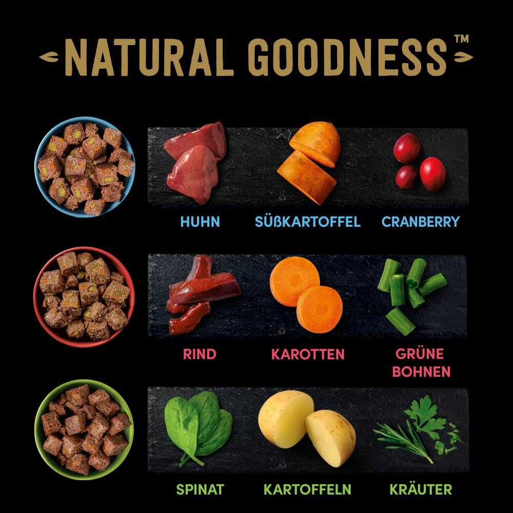 Cesar Natural Goodness in Loaf 12 x 400 g Cans, Adult Premium Wet Dog Food, Mixed Selection,Non Applicable
