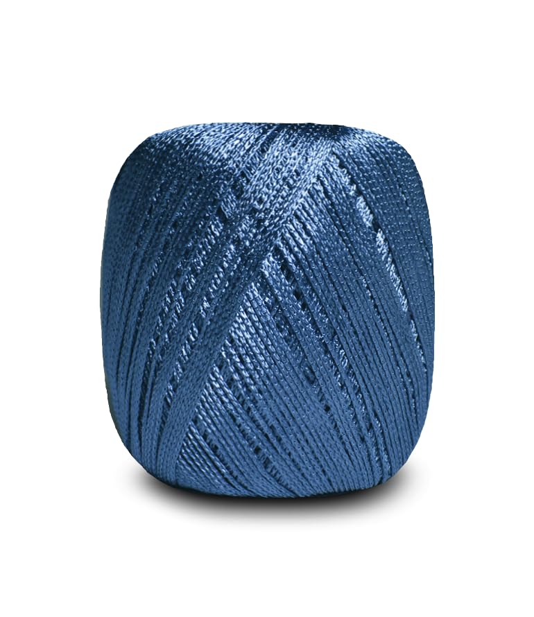 Image of CIRCULO Encanto Slim Yarn 100% Viscose - Luxury & Shine - Sport Weight Yarn - 262 yds, 3.52 oz - Color 2307 - Tide