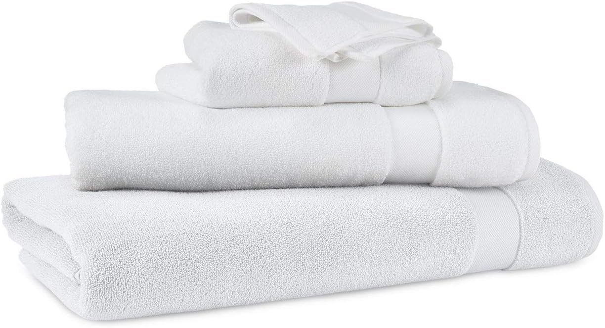 Lauren Ralph Lauren Wescott Bath Towel Sailcloth White 30 x 56 Home & Kitchen