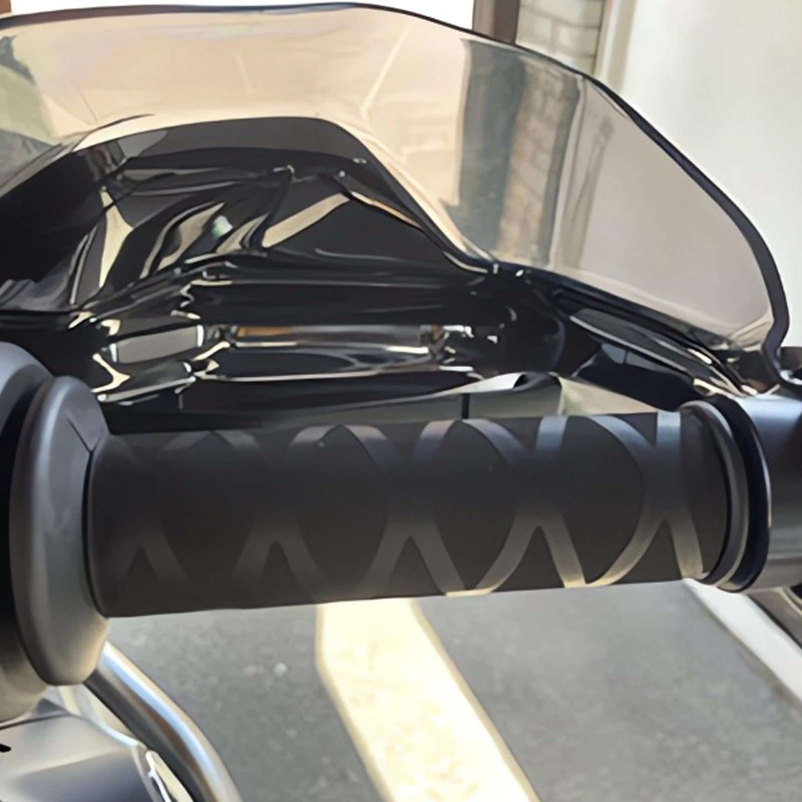 4 Pezzi coprimanopole scooter Coprimanopole Moto R1200GS R1250GS F850GS F800GS Copertura Universale Termorestringente per manopole originali e comandi riscaldati
