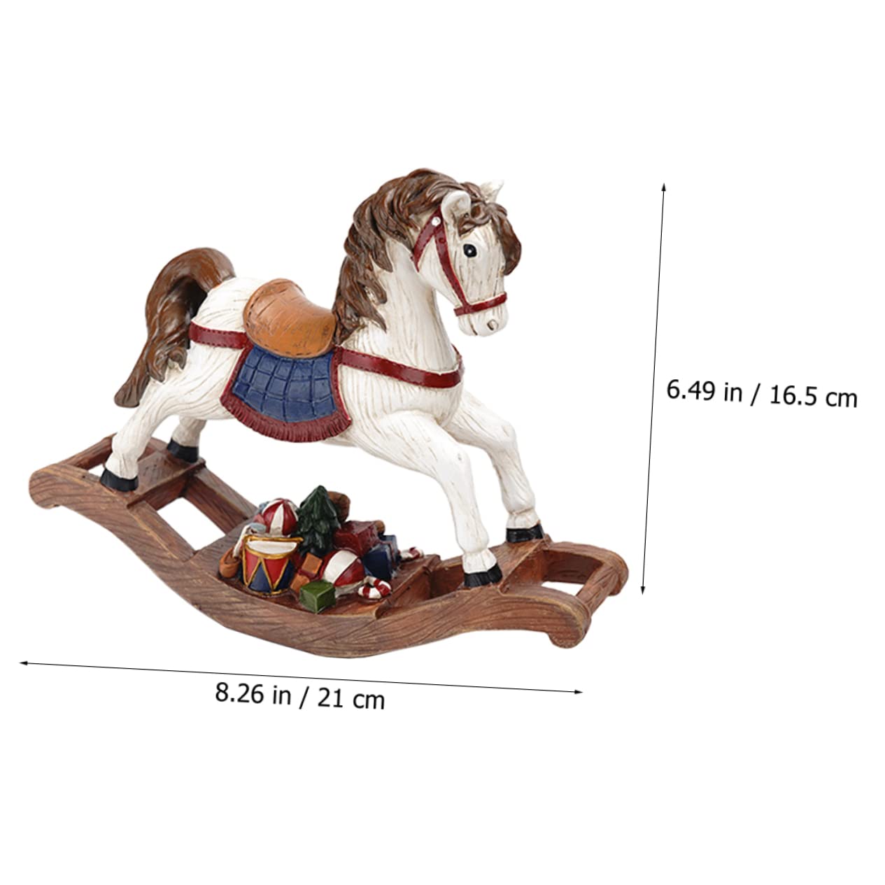 Alipis 2 Pièces Décoration de Noël Résine Ornement de Bascule Résine pour Bureau pour Créer Une Ambiance Festive et Amusante Original pour Adultes