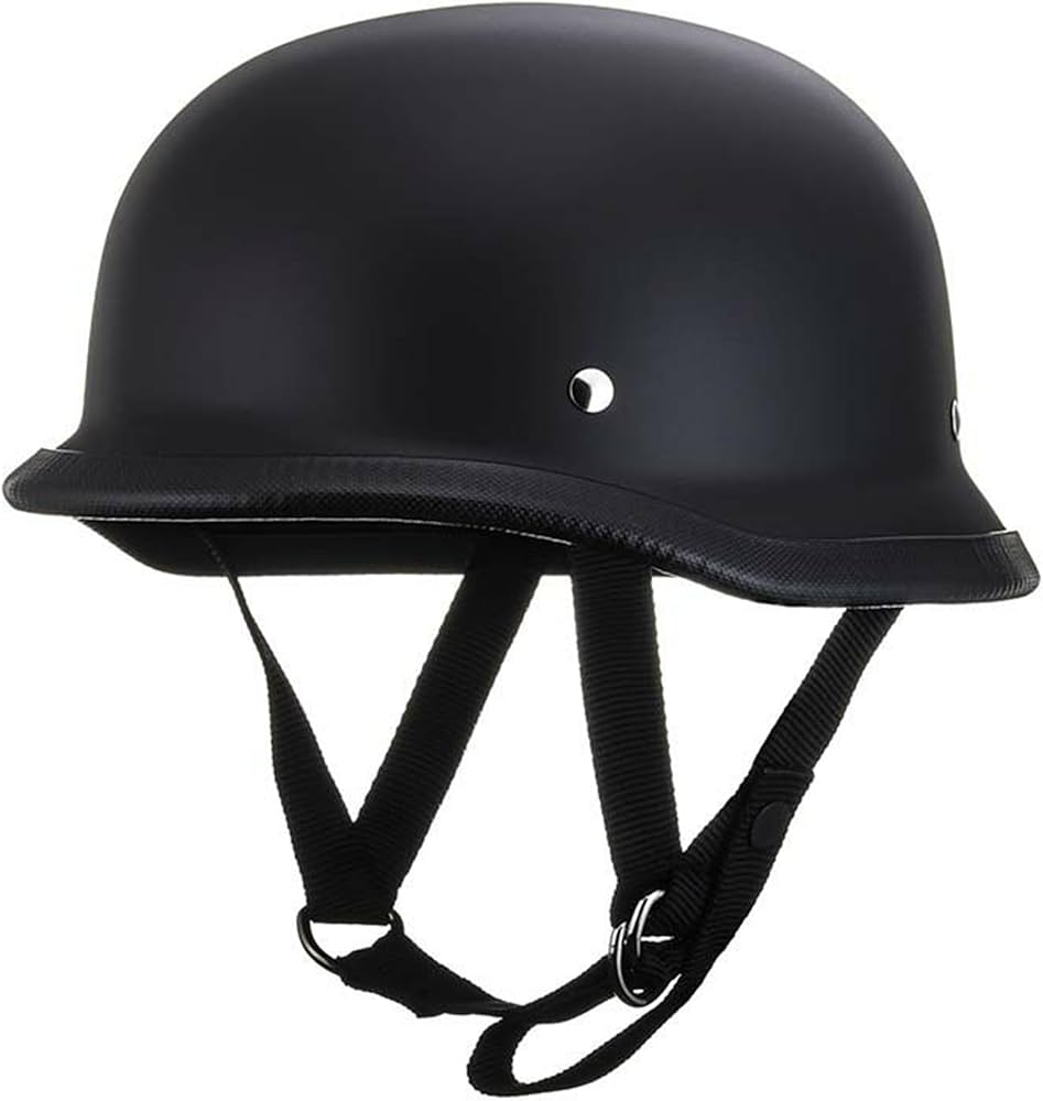 TT&CO. USA ジャーマンヘルメット　マットブラック Amazon.co.jp: TT&CO. バイク ヘルメット ハーフ USAジャーマン マット