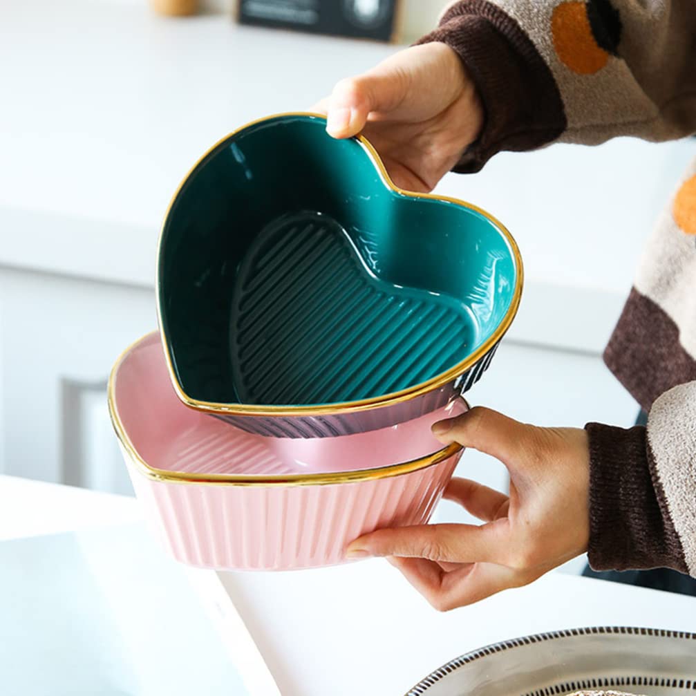 1pc Cuenco Adorable Cuenco versátil Tazón de té de la Tarde Bocadillos Postre Cuenco Cuenco de cerámica Cuencos para Servir Ensaladas Tazón de Fruta Cereal Pasta Cuenco para Mezclar