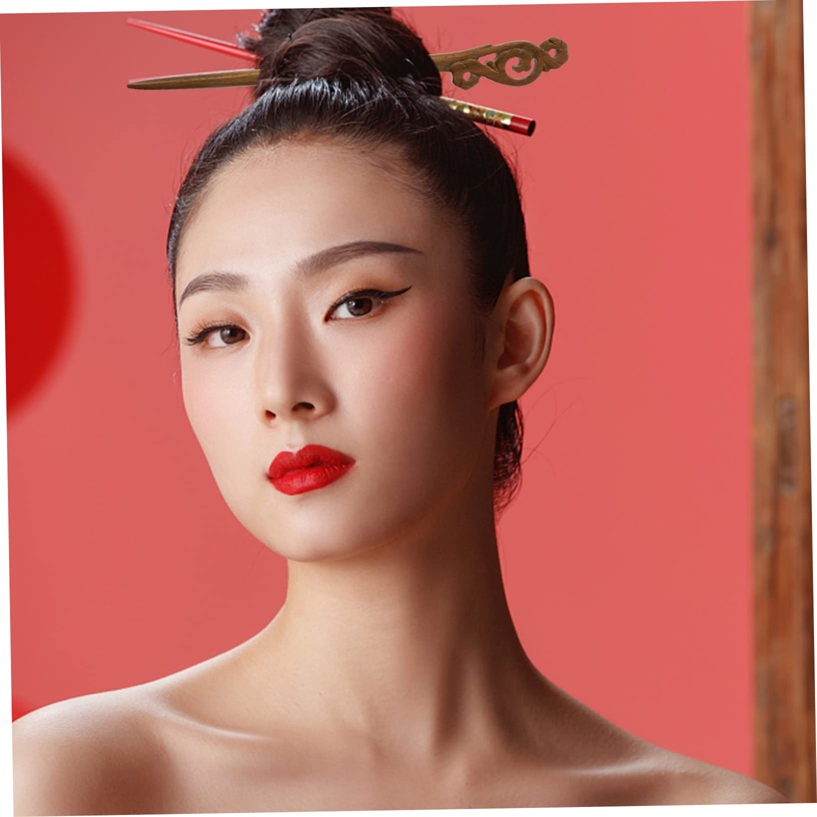 Beavorty 5stücke Vintage Haarnadel Für Damen Antikes Design Chinesischer Haarstab Sandelholz Stilvolles Haaraccessoire Für Han-kleidung Leicht Und Tragbar Für Besondere Anlässe