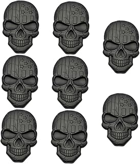 NOLITOY Adesivos 8 Peças Adesivo De Caveira Para Carro Acessórios De Carro Fjbiden Para Carro Eua Acessórios De Motocicleta Decoração De Carro Liga De Zinco Emblema De Carro