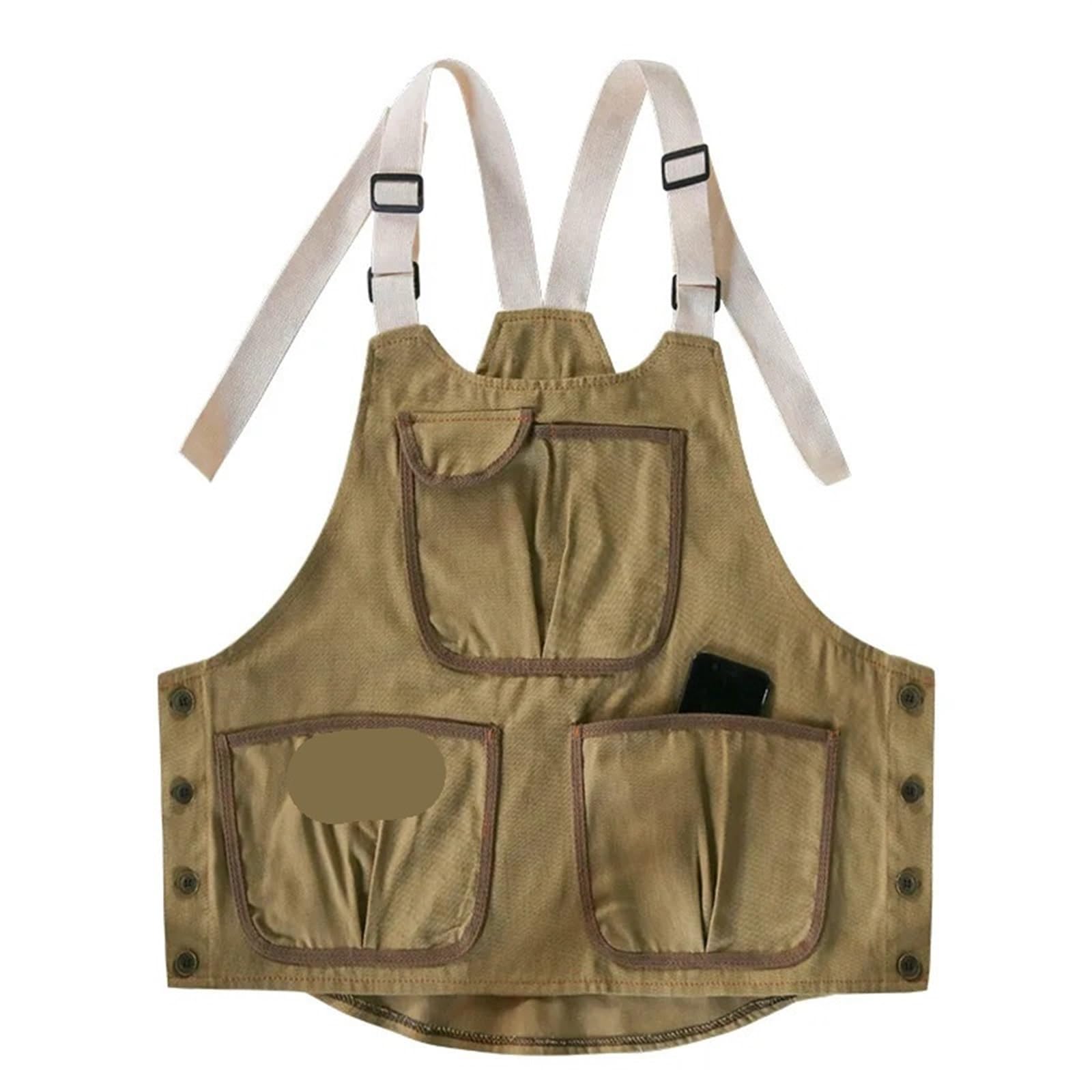 Delantal de Trabajo Delantal vaquero industrial Barista Restaurante Cocina Camarero Ropa de trabajo Monos pintura