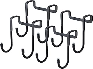 4PCS Purse Door Hanger, Over The Door Hooks, Purse Organizer for Closet, Belt Hanger,Wreath Hanger, The Door Hanger Organizer,Scarf Hanger, Closet Rod Hooks, Shower Door Hooks Steel Towel Hooks, Cabinet Hooks, Bathroom Kitchen Hooks Organizers on The Doors