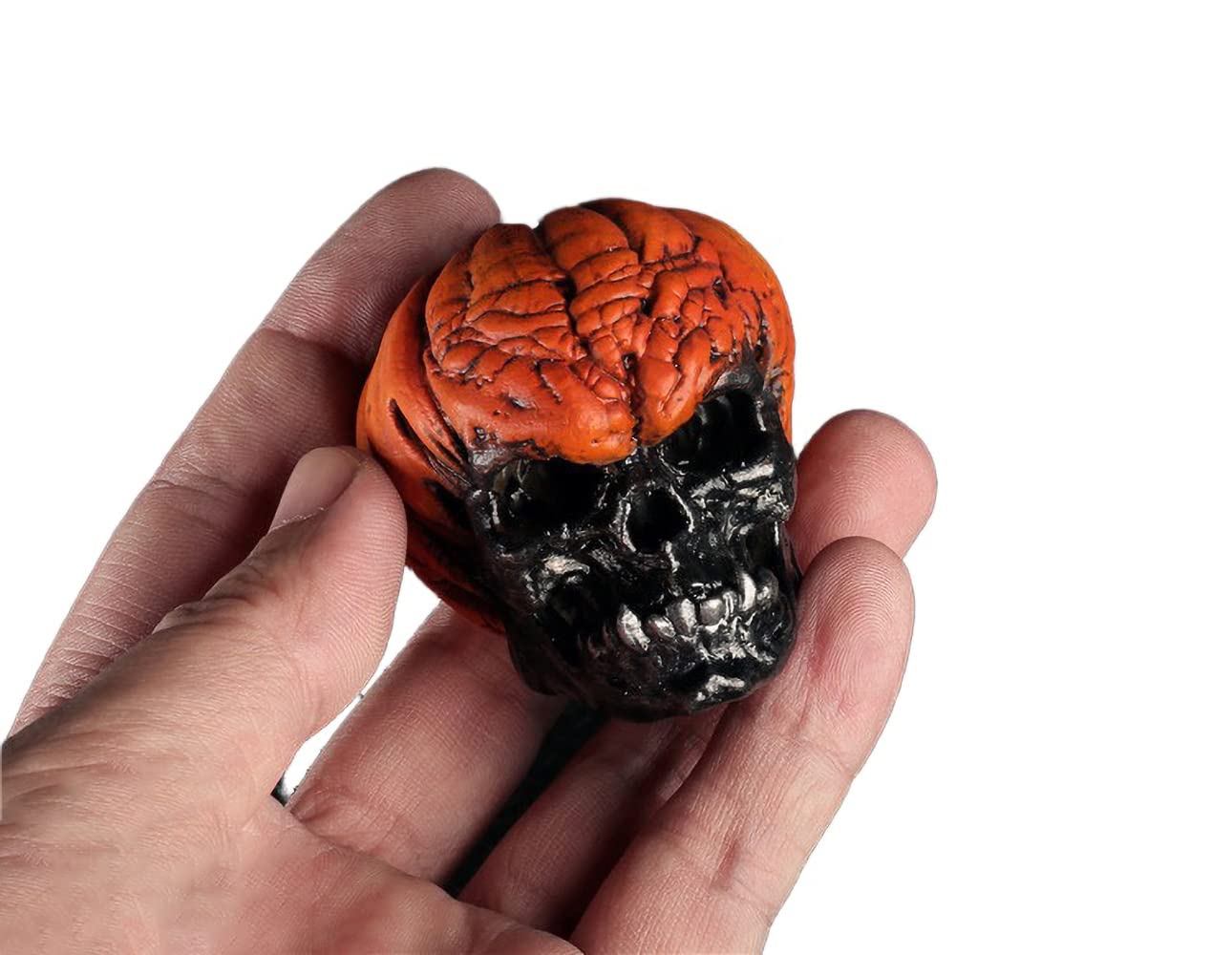 ASTOYS AS070A 1/6 Scale Soldier Halloween Skeleton Pumpkin Head Metal Color for 12 Inch Male Action Figure Body