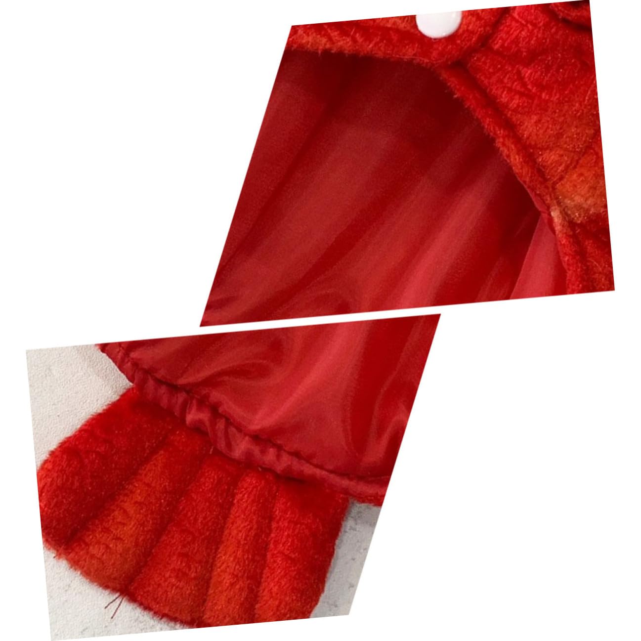 BESTYASH Costume per Cani Halloween a Forma di Aragosta Rossa in Cotone, Decorazione Creativa e Divertente, per Feste e Utilizzo Quotidiano senza Danneggiare Pelo