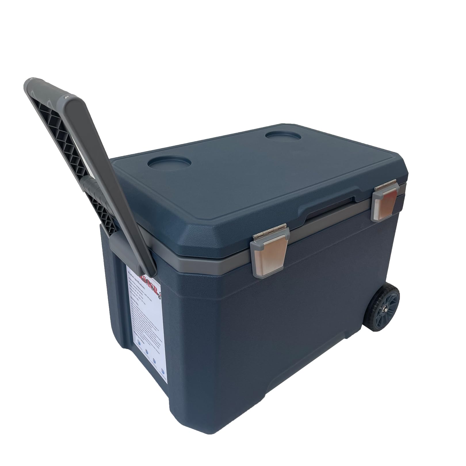 48 Quart Camping Cooler，Portable Cooling Box，Suitable for BBQ, Camping, picnics, and Other Outdoor Activities