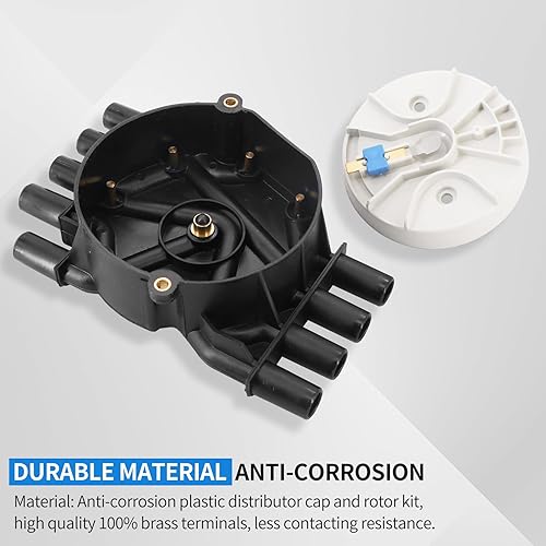 Miniatura 2 de V8 Kit de tapa y rotor para motores Mercruiser y Volvo Penta 5.0, 5.7, 6.2, 350 MAG MPI 5.0 5.7 GXI GI - 898253T29, 8M0060495, 3858975, 3858977,