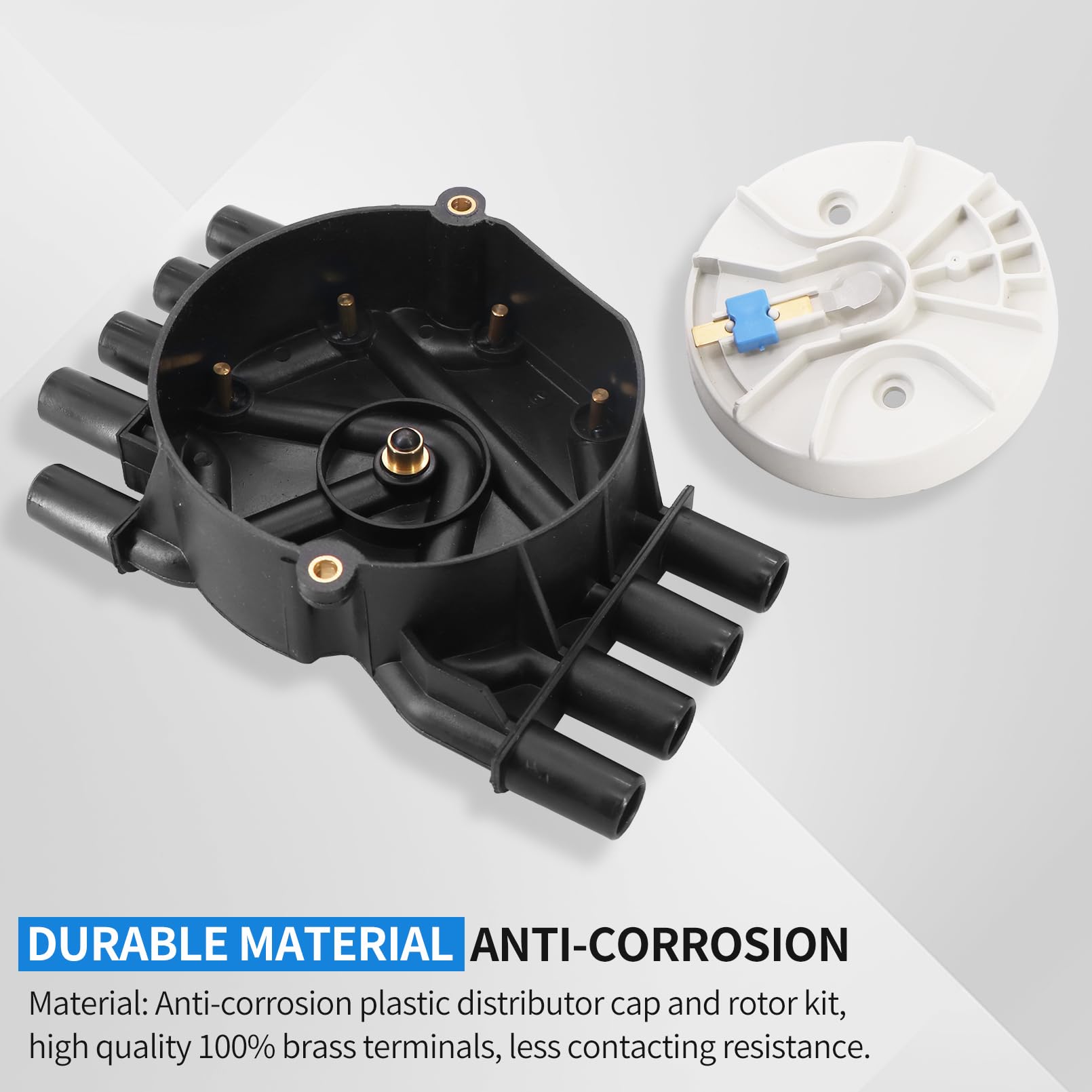 Amazon.com: Tektall V8 Distributor Cap and Rotor kit for 