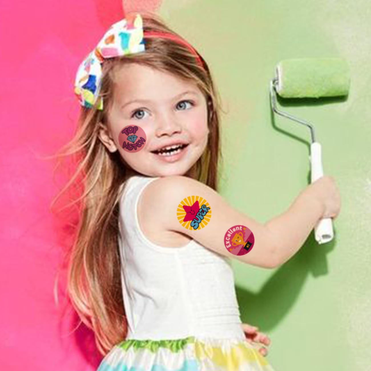 CHARLENT Motivational Tattoo Stickers for Kids - Image 4