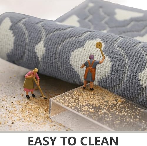 Miniatura 4 de TOMEX Tapete de puerta para interiores y exteriores, tapete antideslizante mejorado 2023, tapete de bienvenida para el hogar, jardín, garaje (20 x