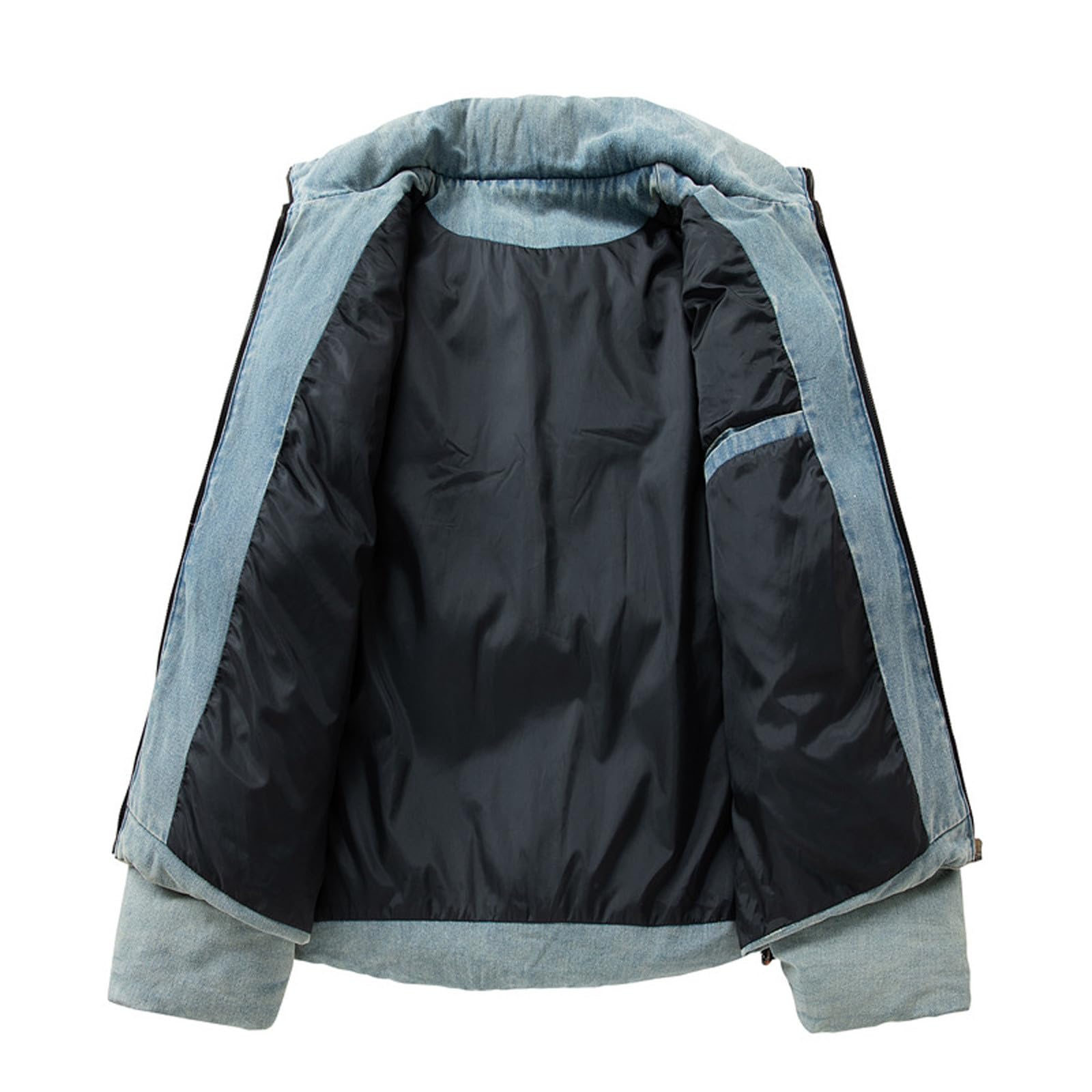 Piumino da uomo, leggero, trapuntato, caldo, invernale, da uomo, per autunno e inverno, in tinta unita, giacca softshell