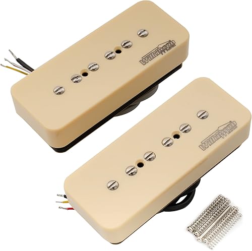 Wilkinson M Series Stacked P90 Pastillas de cerámica de una sola bobina tamaño Humbucker cuello y puente conjunto para guitarra eléctrica SGLes