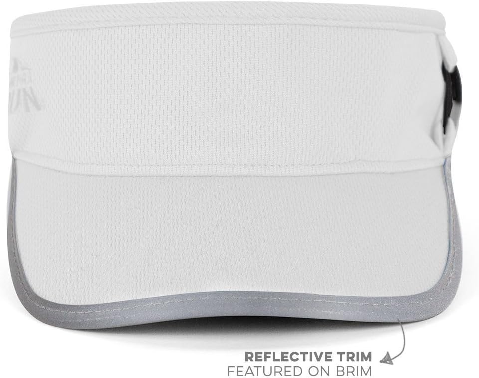 Gone For a Run Ultralight Visor with RunTechnology | Moisture Wicking and Reflective Sports Visor | Multiple Colors - Image 2