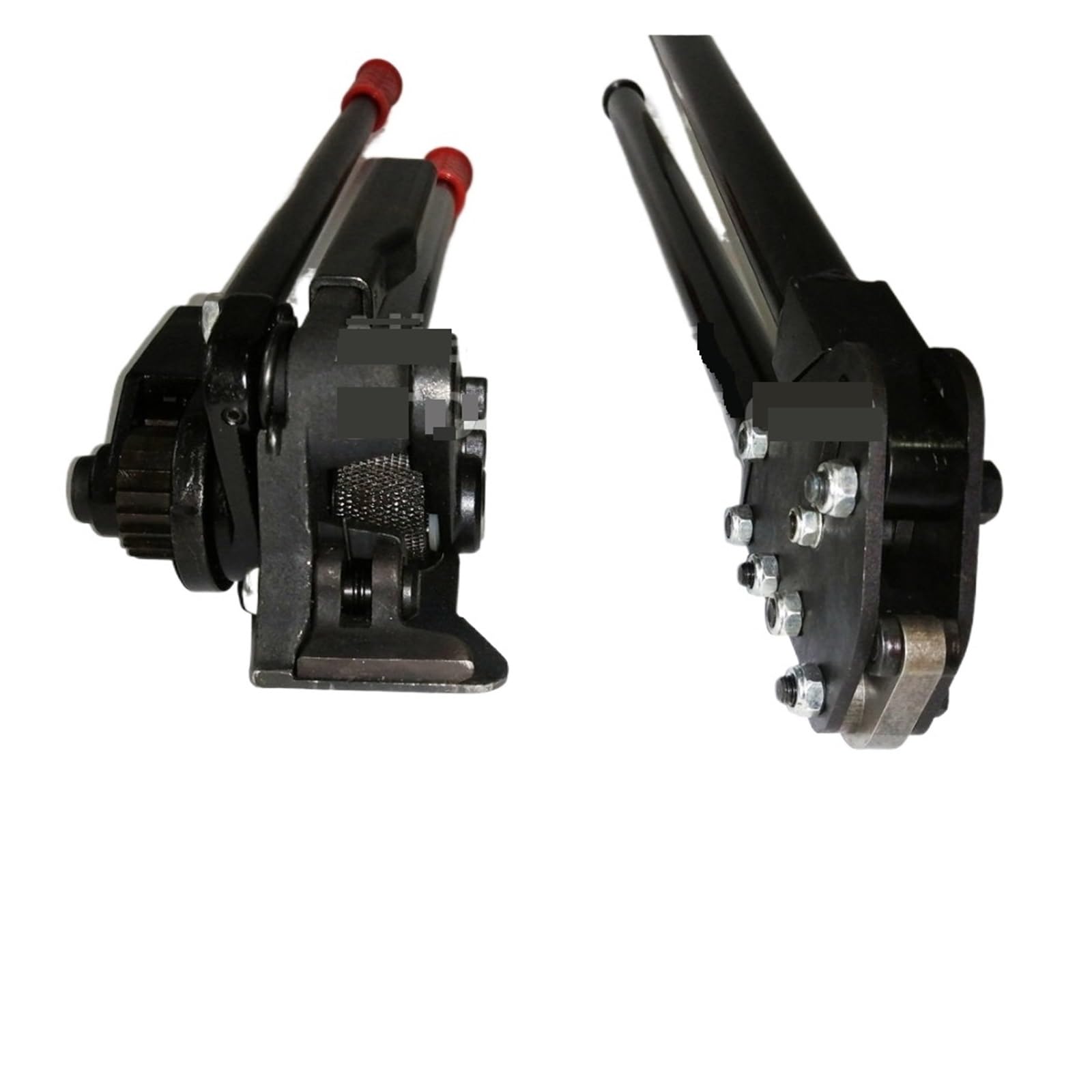 Metallumreifungsmaschinen Einzelkerb-Stahlumreifungsmaschine, manuelles Bandeisen-Handumreifungsgerät for 32 mm (1-1/4 Zoll) Metallstreifen, (32mm)