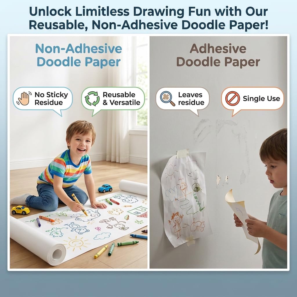 Dinosaur & Vehicle Drawing Paper Roll - 2 Packs -4
