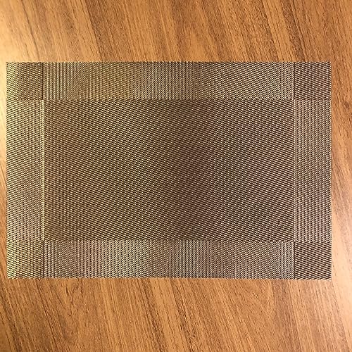 Kit Jogo Americano Com 4 Unidades (Marrom Claro)