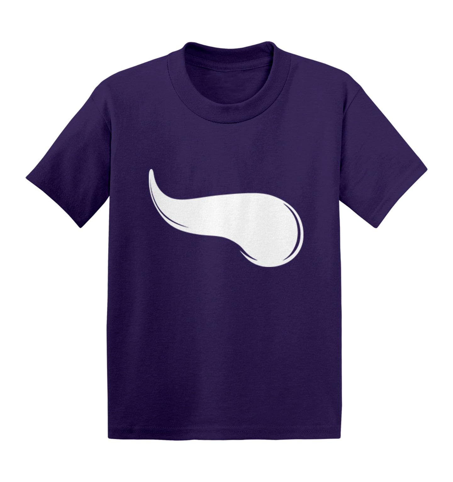 Viking Horn - Sports Football Team Infant/Toddler Cotton Jersey T-Shirt (Purple, 18 Months)