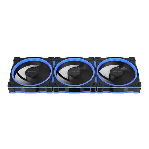Miniatura 45 de ASUS Ventilador PWM ROG Strix XF120 silencioso de 4 pines para fundas de PC, radiadores o refrigeración de CPU