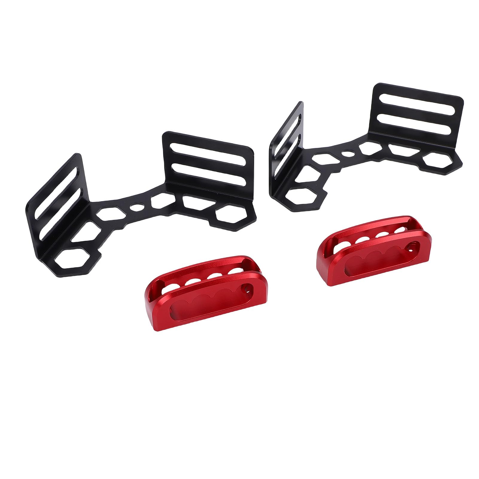 SIXRUN Kit Tacchetti per Soffietti Angolari per Sponda del Letto, Ancoraggi in Acciaio Durevole Adatti per 2005-2015, 2 Set, Installazione Semplice
