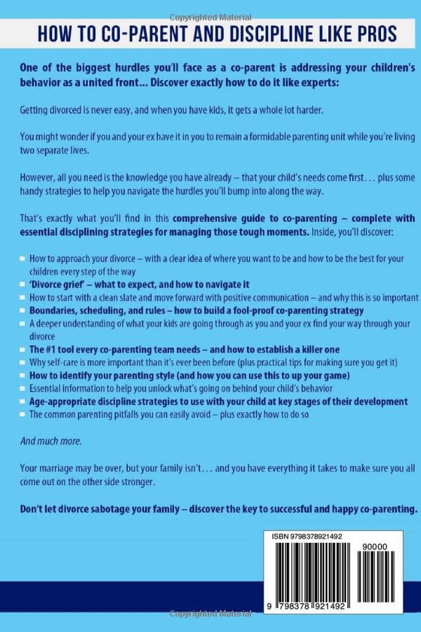 Miniatura 2 de How to Co-parent and Discipline Like Pros A Step by Step Guide for Parents Apart to Co-parent and a Guide to Discipline Kids From Toddler to 8 Years