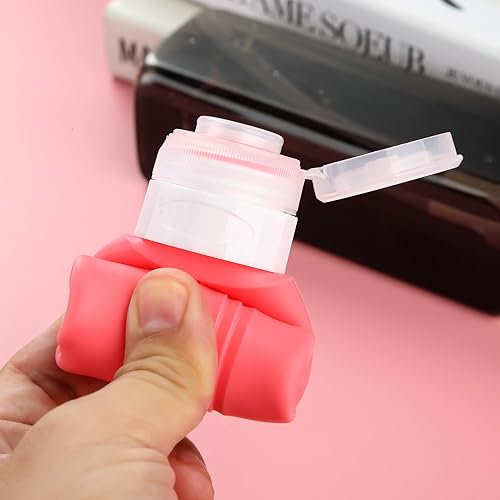 Miniatura 69 de Botellas de viaje para artículos de tocador, aprobados por la Tsa, recipientes de tamaño de viaje de 3 onzas, sin BPA, a prueba de fugas