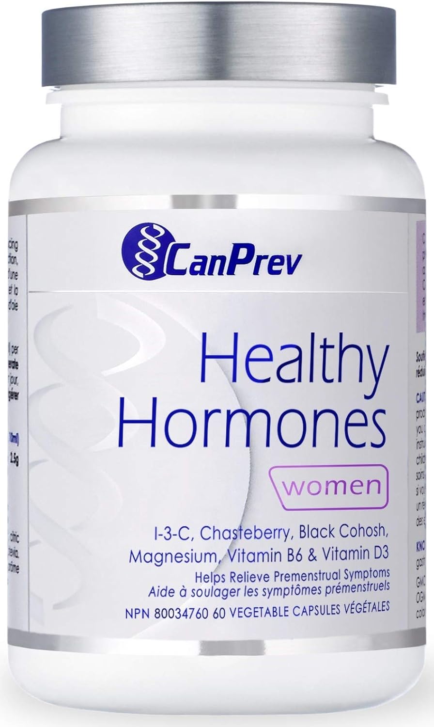 CanPrev Healthy Hormones 60 vcaps l Relieves Menstrual Cycle