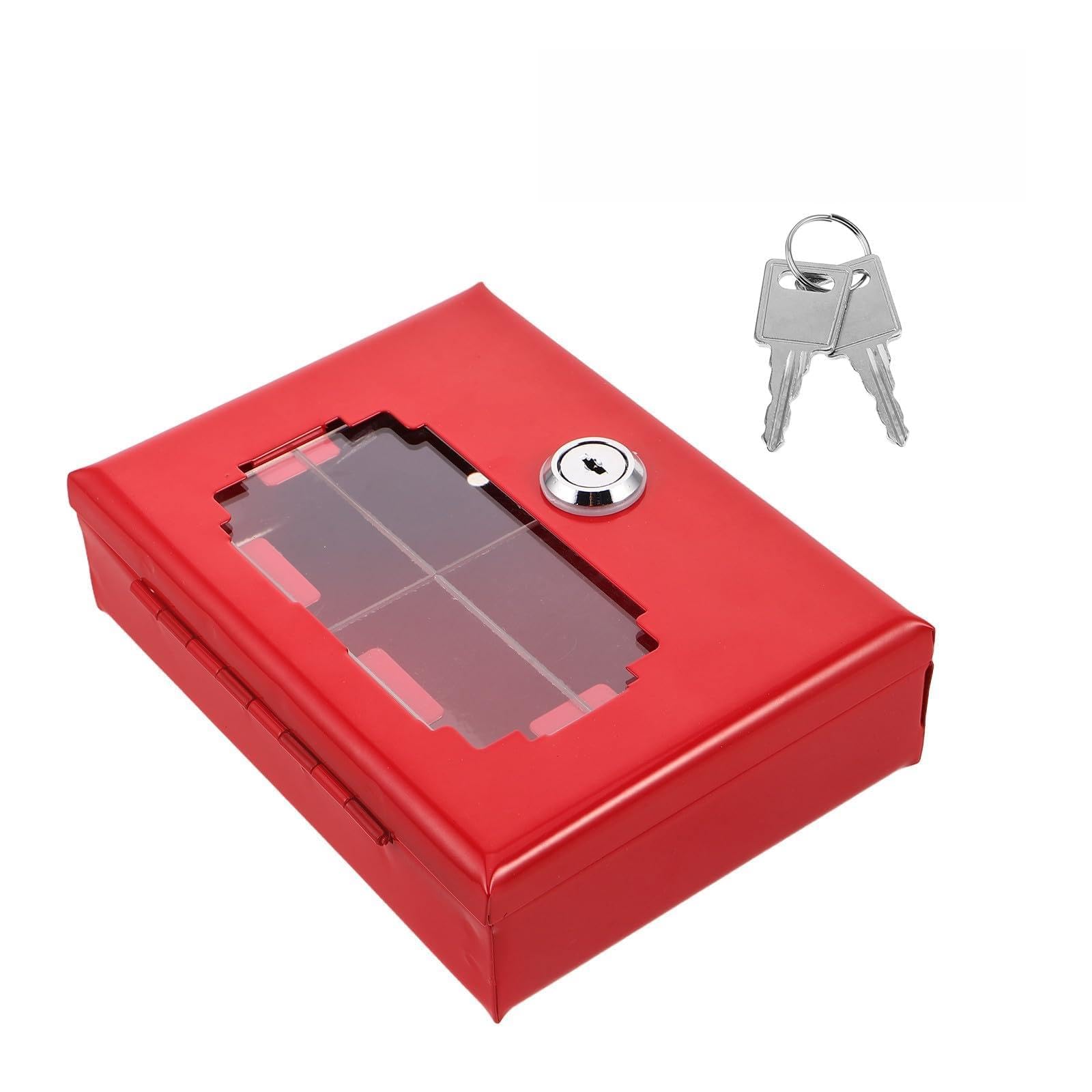 Caja de llaves de emergencia para puerta metálica con llave para oficinas